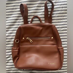 Yuuma Brown Baby Diaper Bag Backpack
